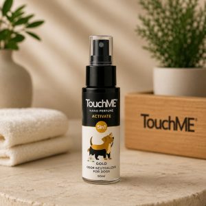 Premium parfem za pse TOUCHME® NANO PERFUME TOUCH ACTIVATE – GOLD ODOR NEUTRALIZER 50ml