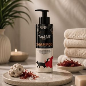 Premium šampon za pse TOUCHME® NANO SHAMPOO TOUCH ACTIVATE – SEA MINERALS RED 200ml